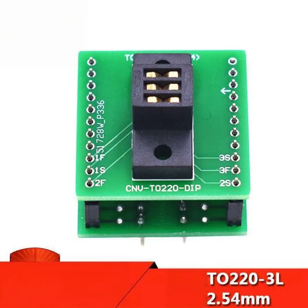 TO220-3L (2.54) downward pressure test seat, black aging test seat, chip test seat, chip test seat