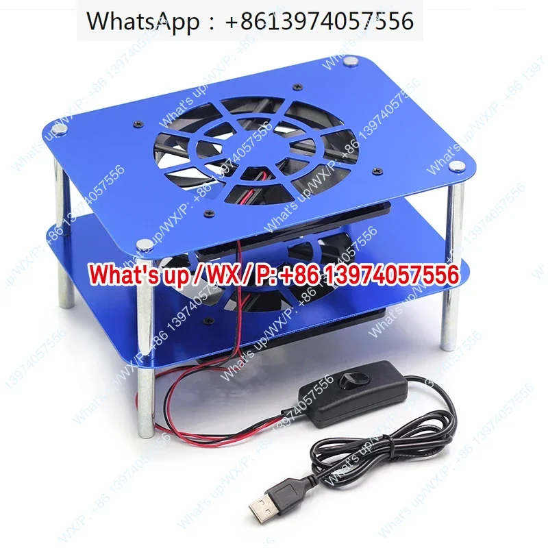 Applicable to Router Cooling Bracket Optical Modem Set-top Box AX3Pro Radiator Base USB Fan Mute