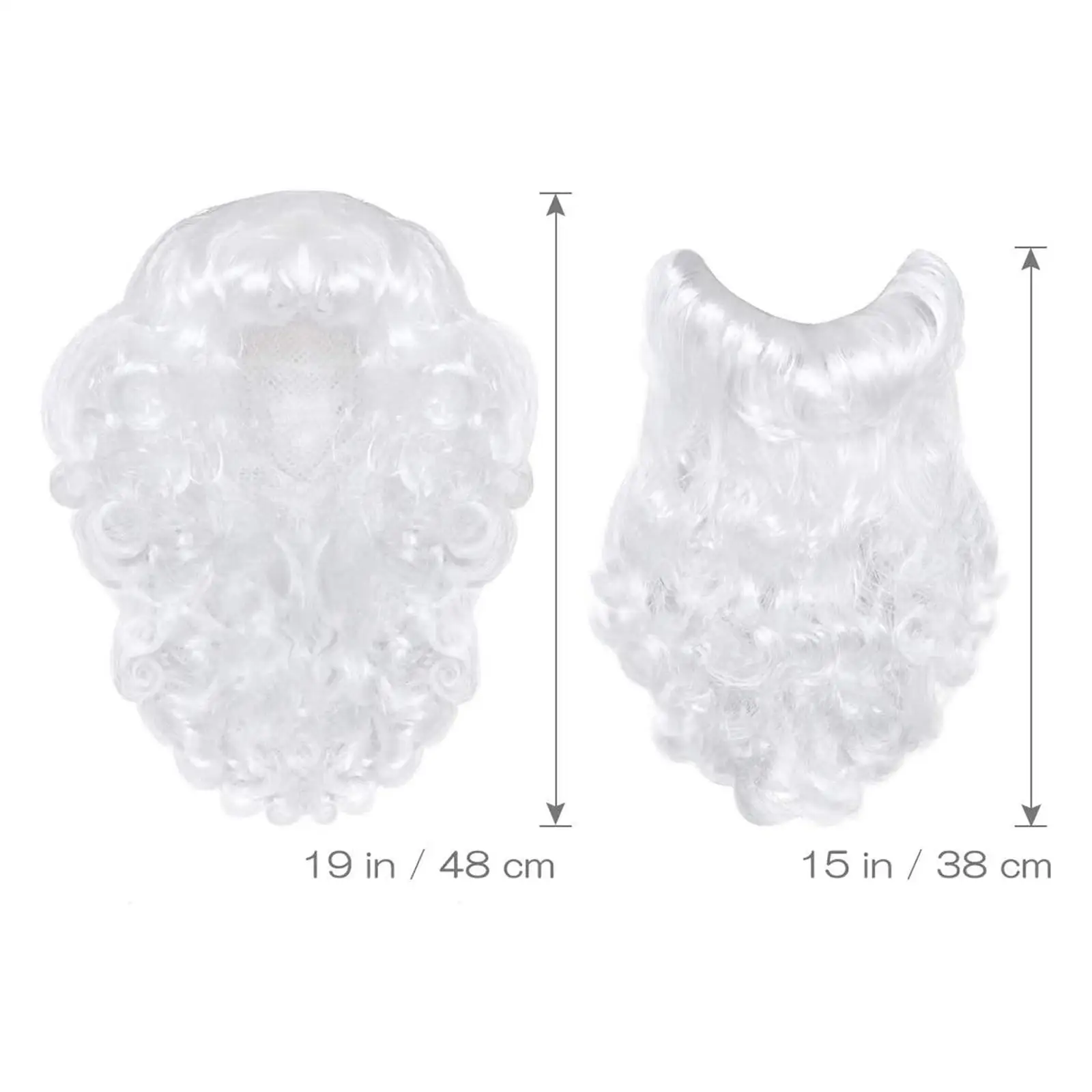 Santa peruca barba maquiagem natal bigodes falsos para halloween carnaval masquerade