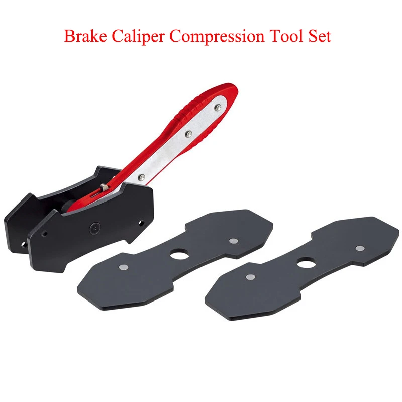 Brake Caliper Compression Tool Set, Automotive Quad Disc Pistion Ratchet  Press Tool Car Brake Pads Retractor Compressor