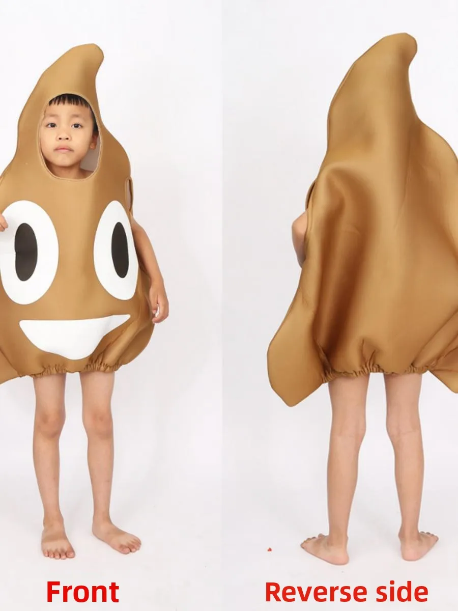 

loween Funny Costume Children's Set Adult Performance Clothes Big it Emotion Outfit Par Props Nylon Material