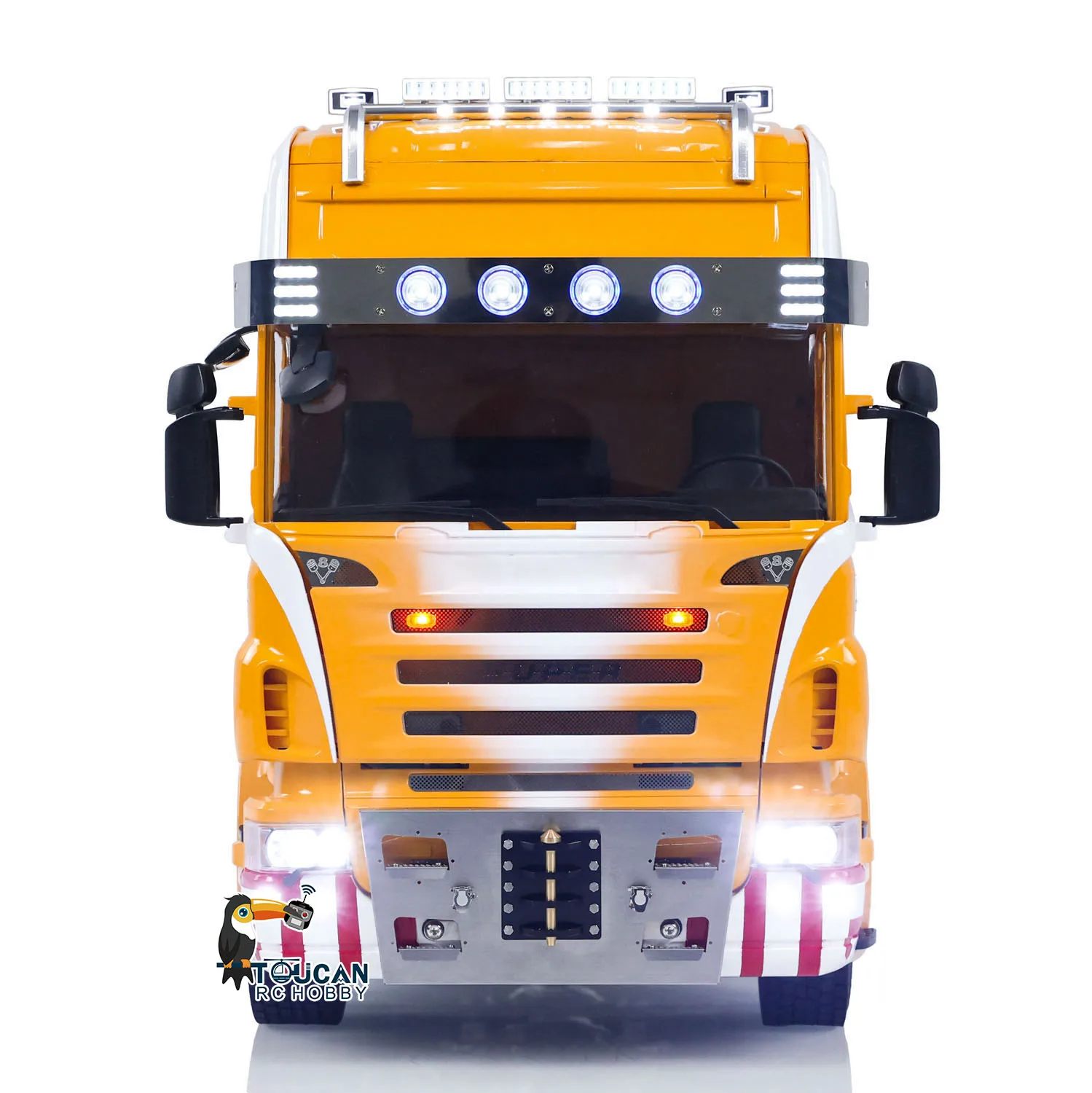 Giocattolo 1/14 8x8 R620 RC Trattore Camion RTR Metallo 3 velocità Cambio Radiocomando Pronto per Esecuzione TOUCAN FAI DA TE Verniciato Auto Veicolo