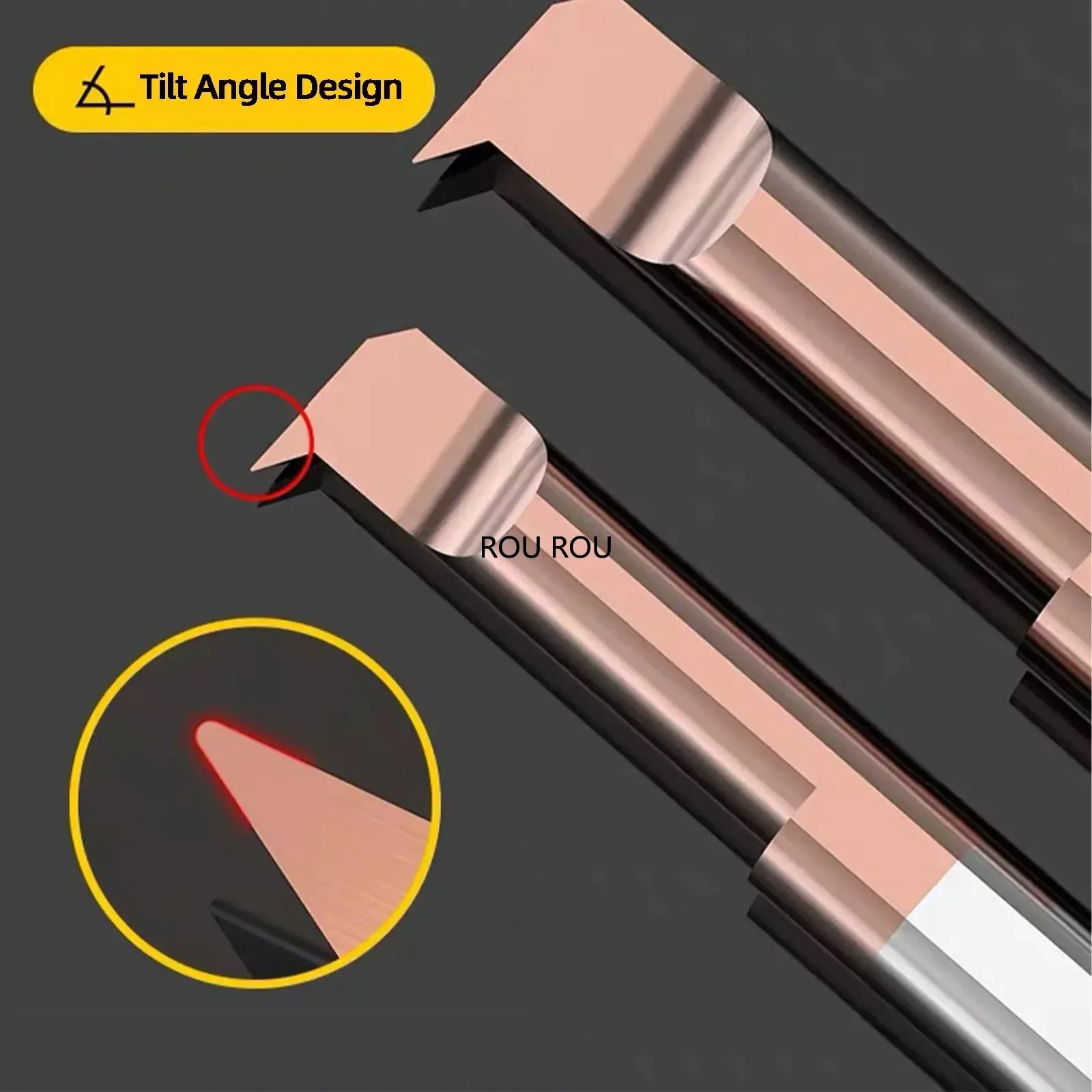 MQR Carbide Boring tool Coated Mini Internal Diameter Profiling Turning Inner Hole Micro Tool Lathe Accessory MQR3 MQR4 MQR5