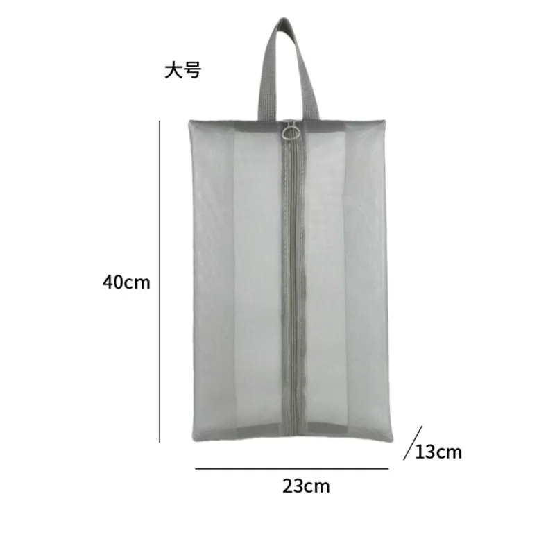 

2Pcs H held Mesh Shoe Bags Portable Breathable Travel Accessories Lightweight Packing ganizers for Shoes Storage
