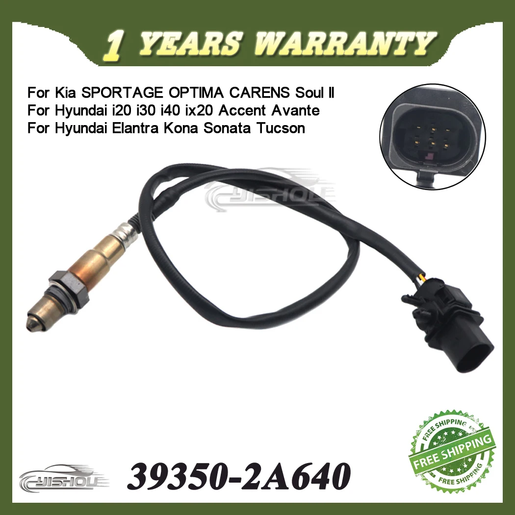 

39350-2A640 For ​Hyundai i20 i30 i40 ix20 Accent Avante Elantra Kona Sonata Tucson 1.1 1.4 1.6 1.7 Front Lambda O2 Oxygen Sensor