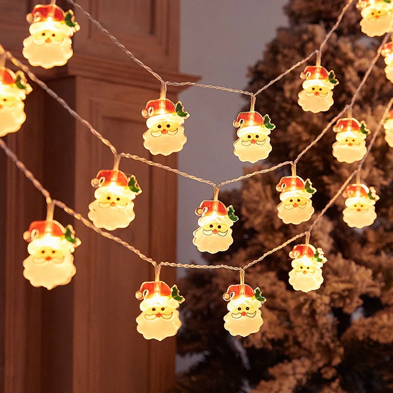 LED Christmas Fairy Garland String Light Battery Powered Bedroom Living Room Garden Xmas Gift Decor for Indoor Holiday Parties