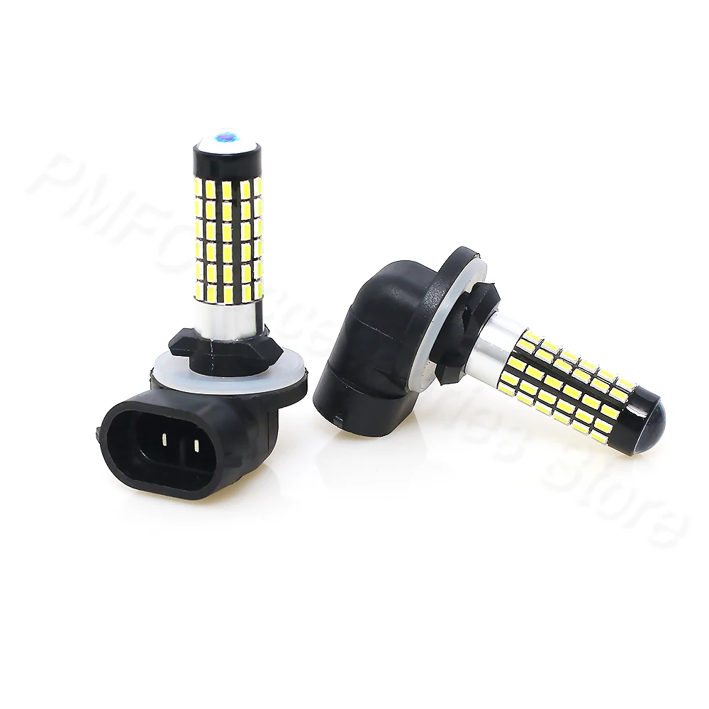 LED المصباح لمبة الضباب الخفيف H27/881 LED الضباب مصباح قيادة عالية ضوء سيارة ضوء المصدر 6000K الأبيض H27W H27