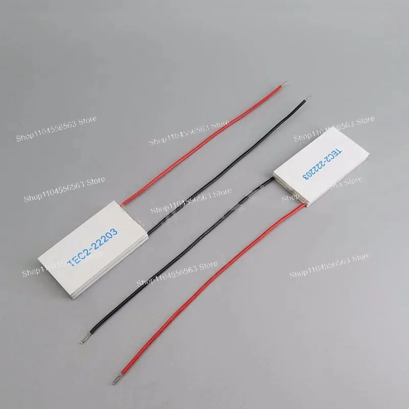 2pcs TEC2-22203 Dual Layer Cooling Chip 30*70mm 12V 3A 64W High Power Peltier Cooler for Phone Medical Laser