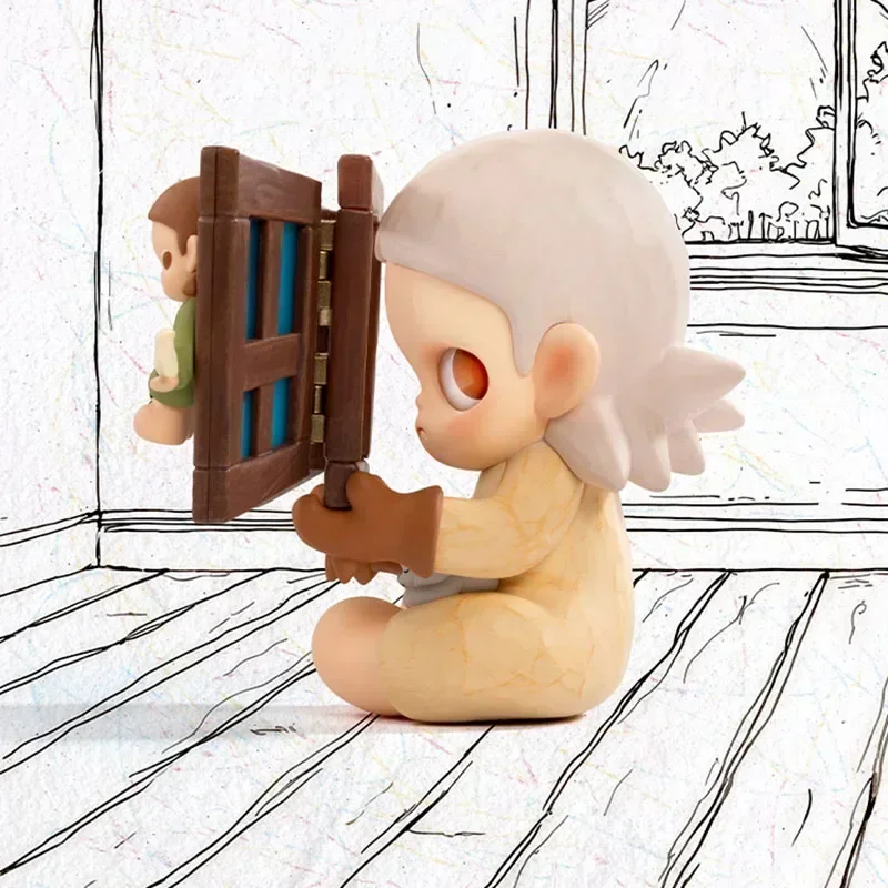 

POP MART Zsiga Another Window Series Mystery Box: Оригинальная коллекционная фигурка-сюрприз в закрытой упаковке, игрушка-сюрприз, аниме-фигурка, настольное украшение, модель, подарок для девочки