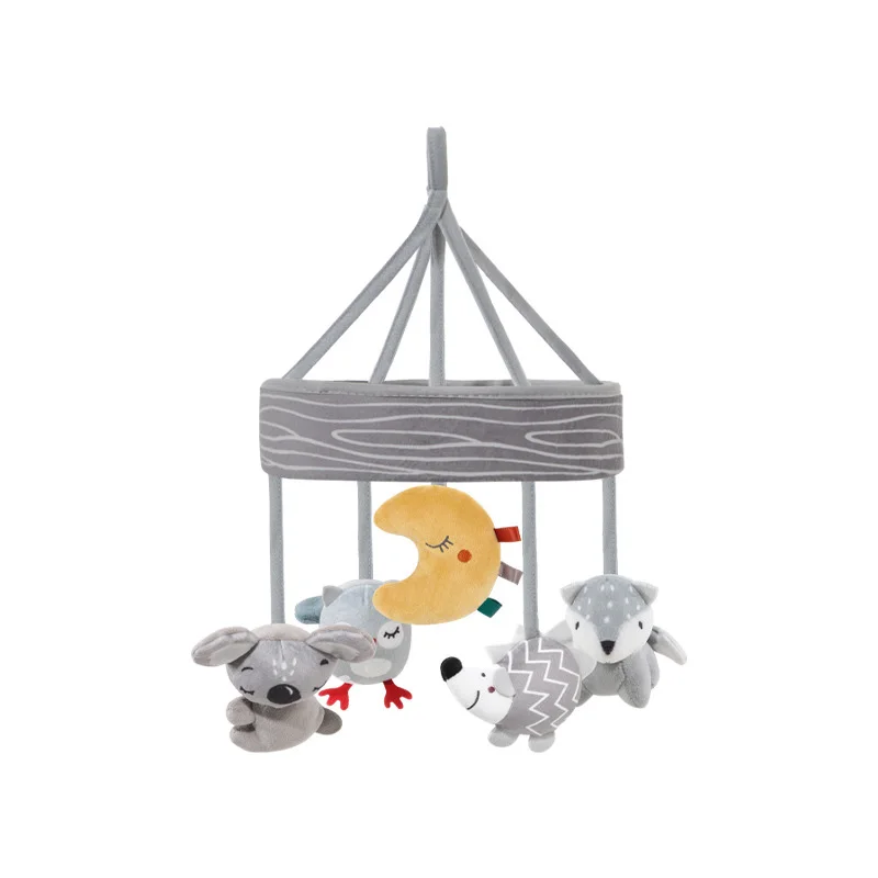 Babybett mobile Bett Glocke Rassel halter 0-12 Monate 360 ° rotierende Karussell halterung Spieluhr Säugling Neugeborenes Mädchen Junge hängen Spielzeug