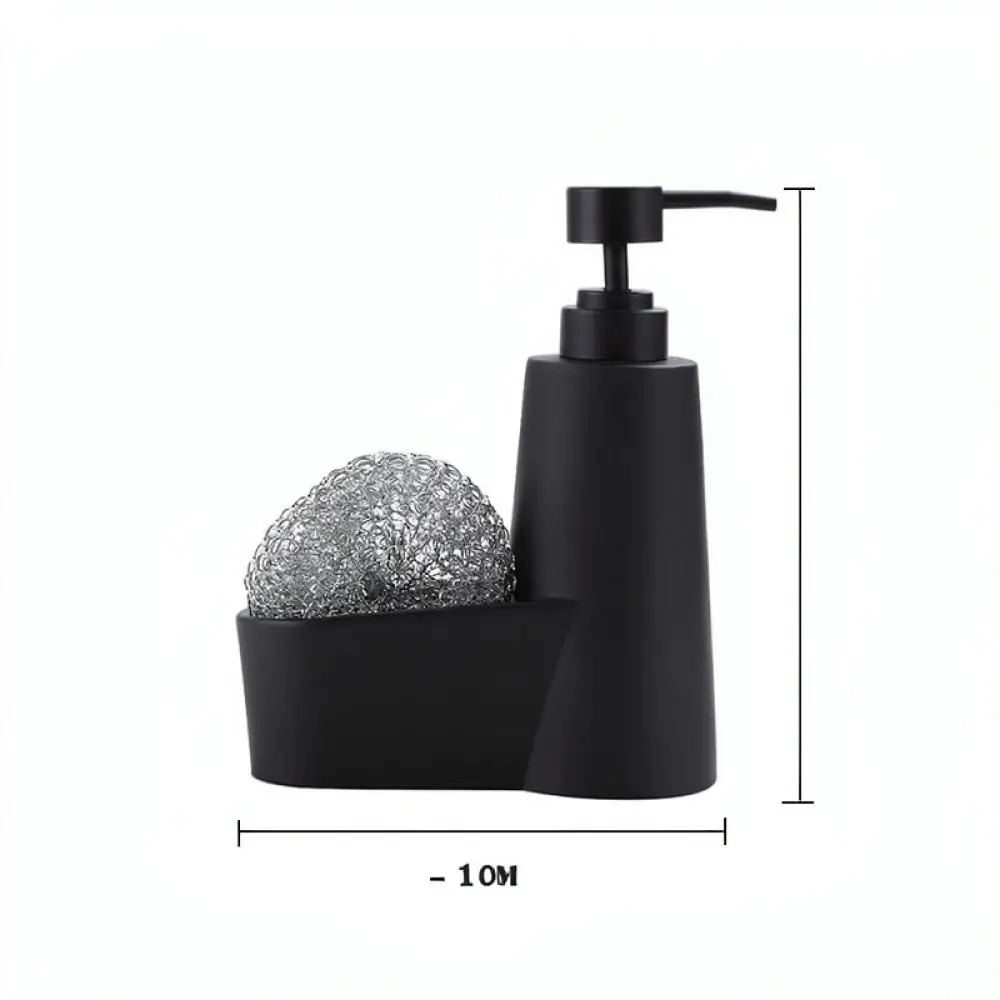 Resin Manual Soap Dispenser Matte Press Pump Bottle Kitchen Sink Lotion Container Dish Soap Organizer Cleaning Supply