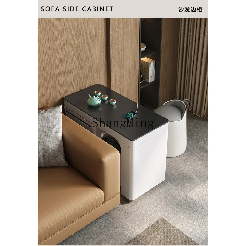 

SM rotatable retractable mobile tea table small apartment balcony tea table and chair combination modern and simple