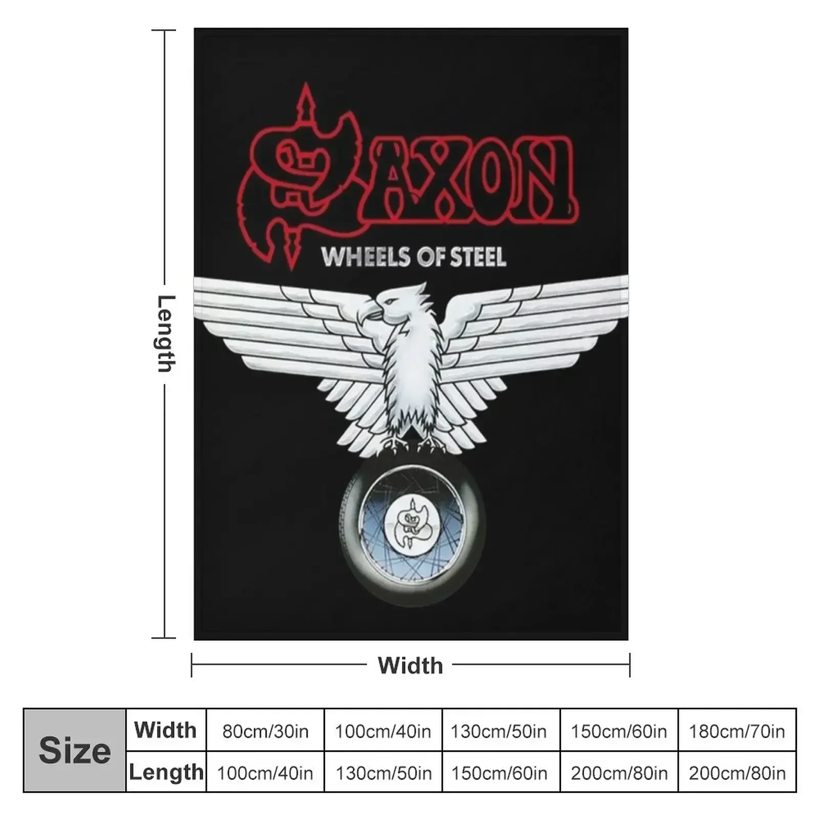 Saxon: Wheels Of Steel Throw Blanket Fashion Sofas Comforter heavy to sleep Blankets