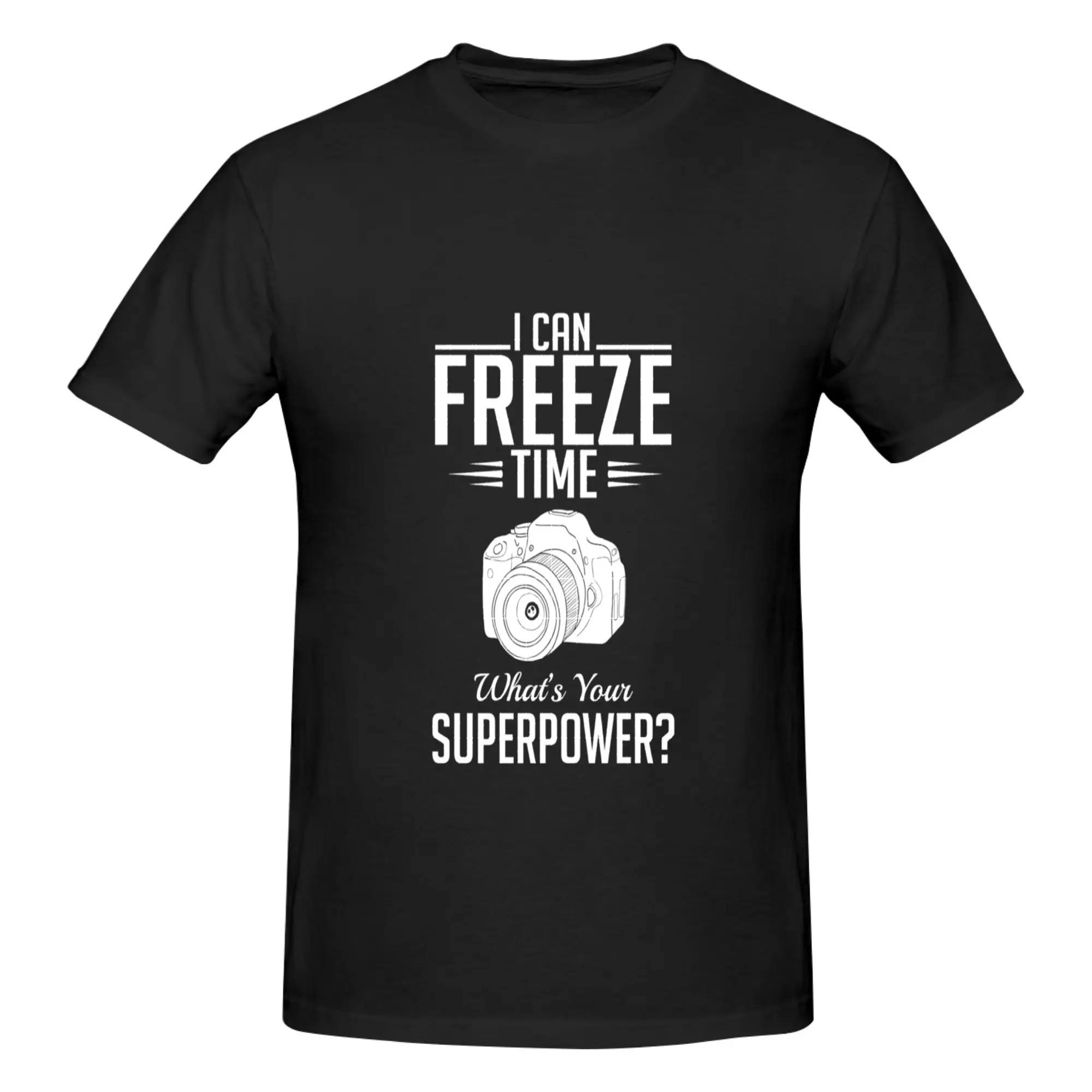 Funny Photography  I can freeze time - superpower Essential Men's Printed T-Shirt Unisex T shirtUnisex