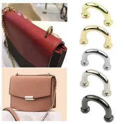 Ponte ad arco con viti ganci appendiabiti borse cinture cinturino in pelle metallo D-ring borsa connettore fibbie di ancoraggio borse accessori