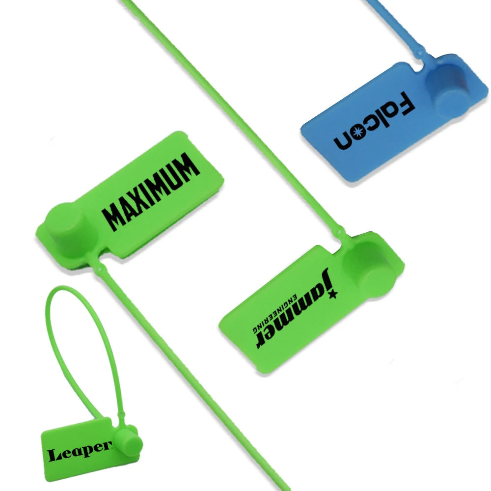 100Pcs Custom Hang Tag Plastic Disposable Garment Price Brand Logo Gift Retail Security Label Tags for Shoes and Bags 160mm