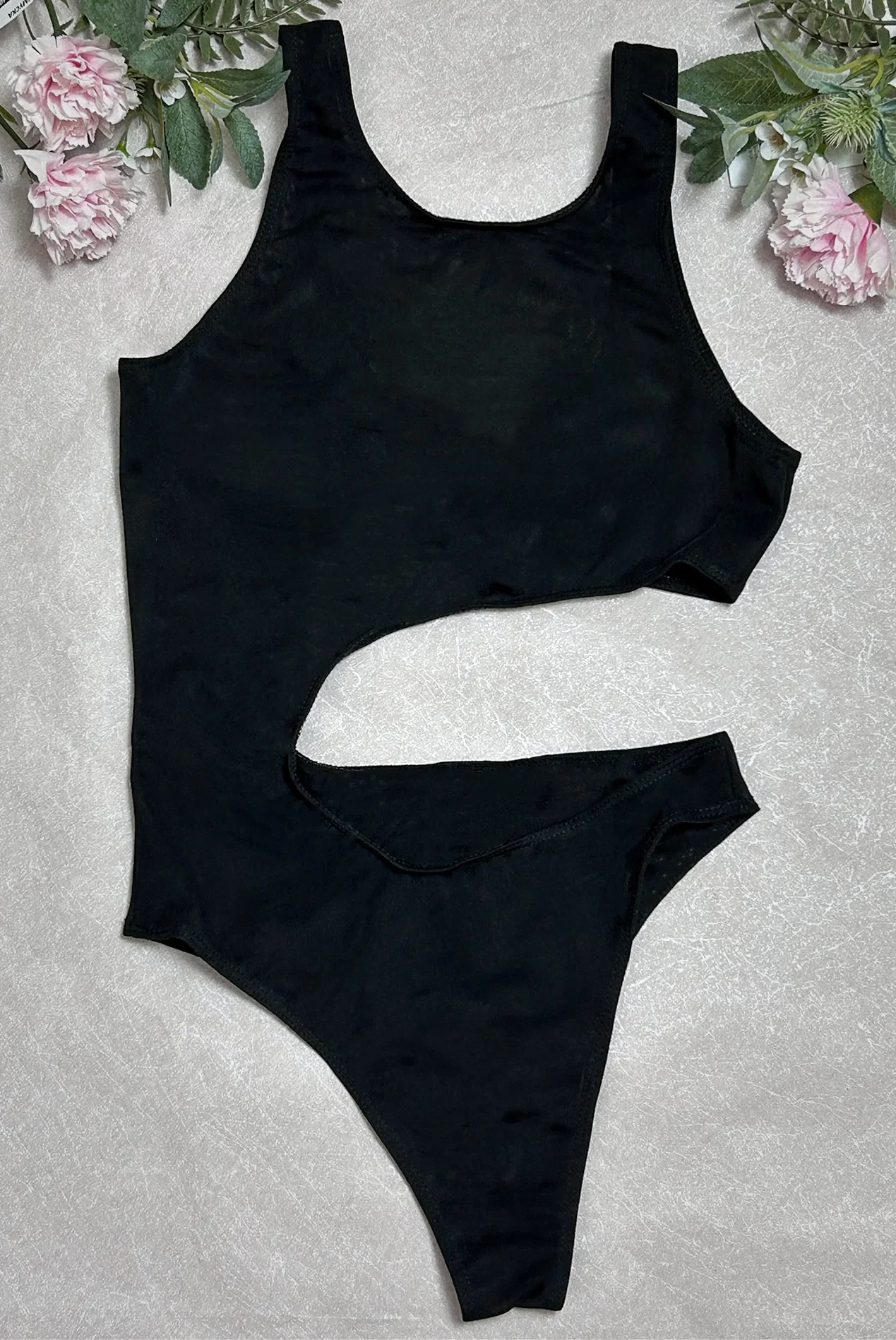 Conjunto de Bikini transparente y opaco para mujer, traje de baño de una pieza, transpirable, para playa y tomar el sol, 2023