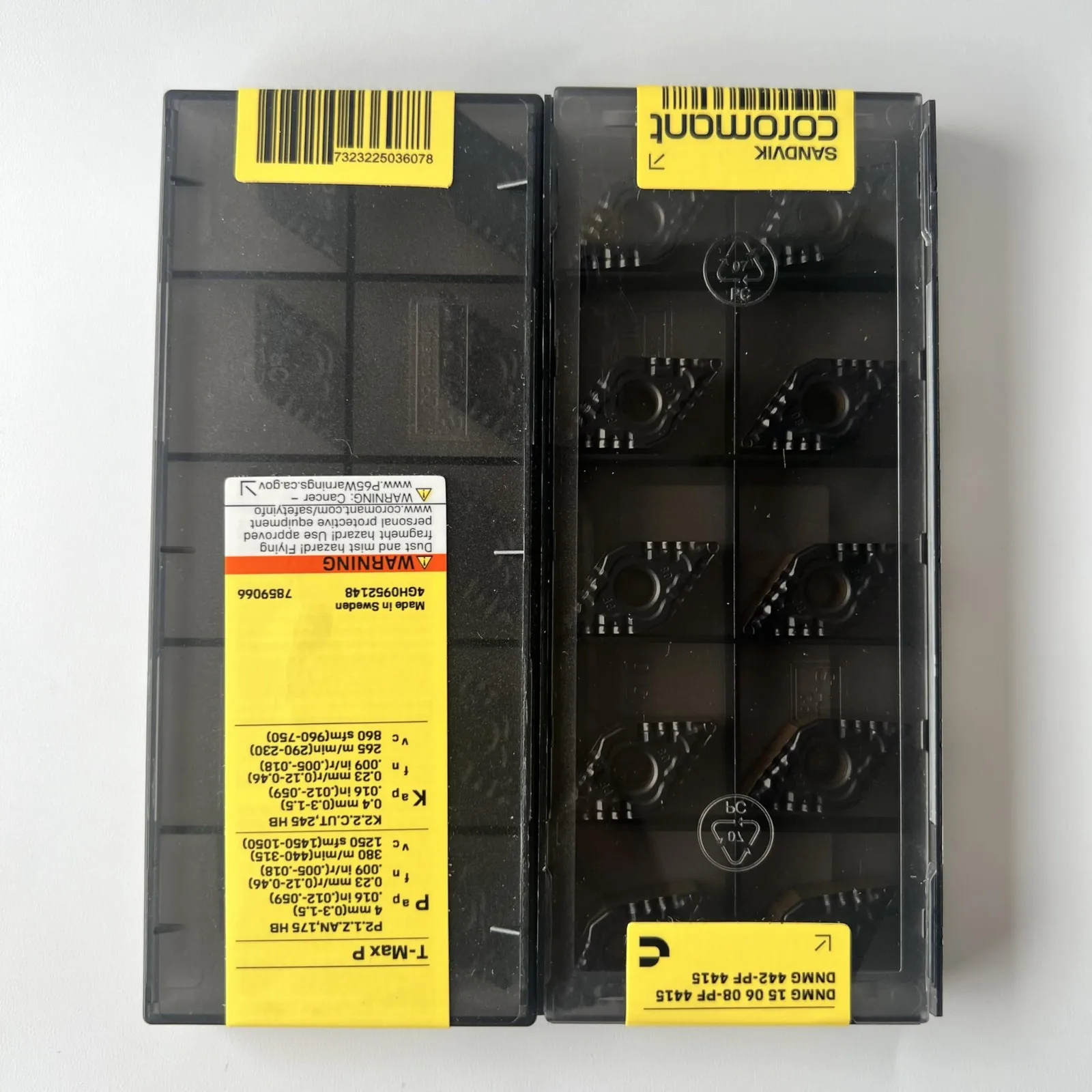 

SANDVIK / DNMG150608-PF 4415 / Оригинальное шведское лезвие из твердого сплава, 10 шт.