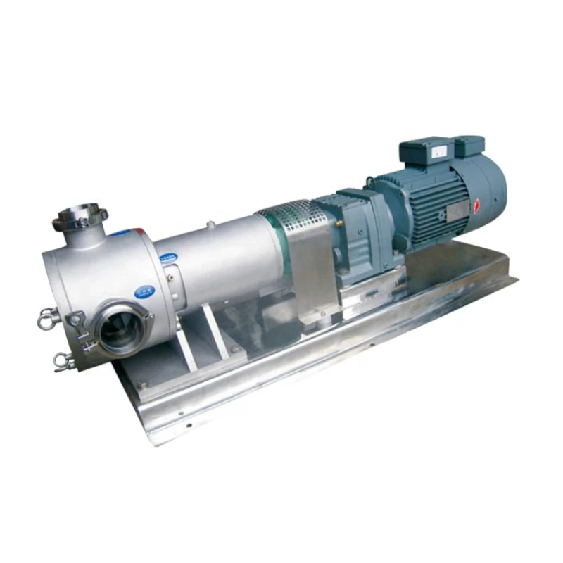 high quality sanitary transfer viscosity with solid particles pump stainless steel sine pump