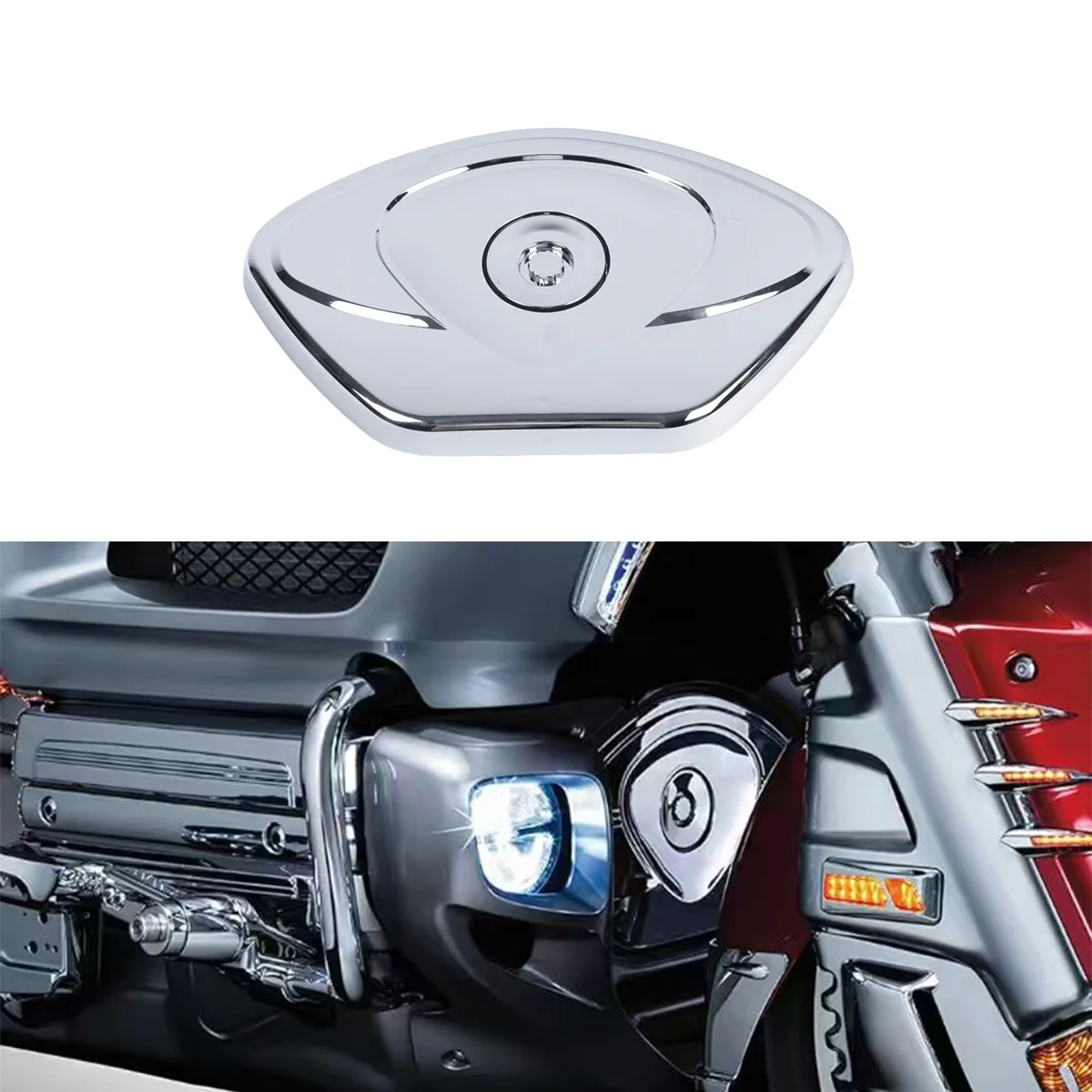 Chrome Timing Chain Cover For Goldwing Honda GL1800 2001-2017 F6B 2013-2017 Valkyrie 2014-2016 Motorbike Accessories Custom