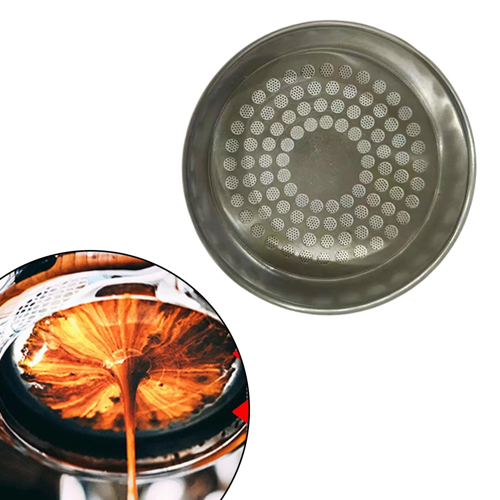 

58mm Group Head Shower Screen for E61 Filter Mesh Stainless Steel Professional Coffee Filter Screen Accs Coffee Machine Part