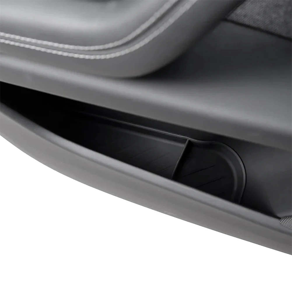 

AEA7-2Pcs Органайзер-контейнер для передней двери Tesla Model X 2023 с ручкой-держателем и силиконовым отделением для телефона