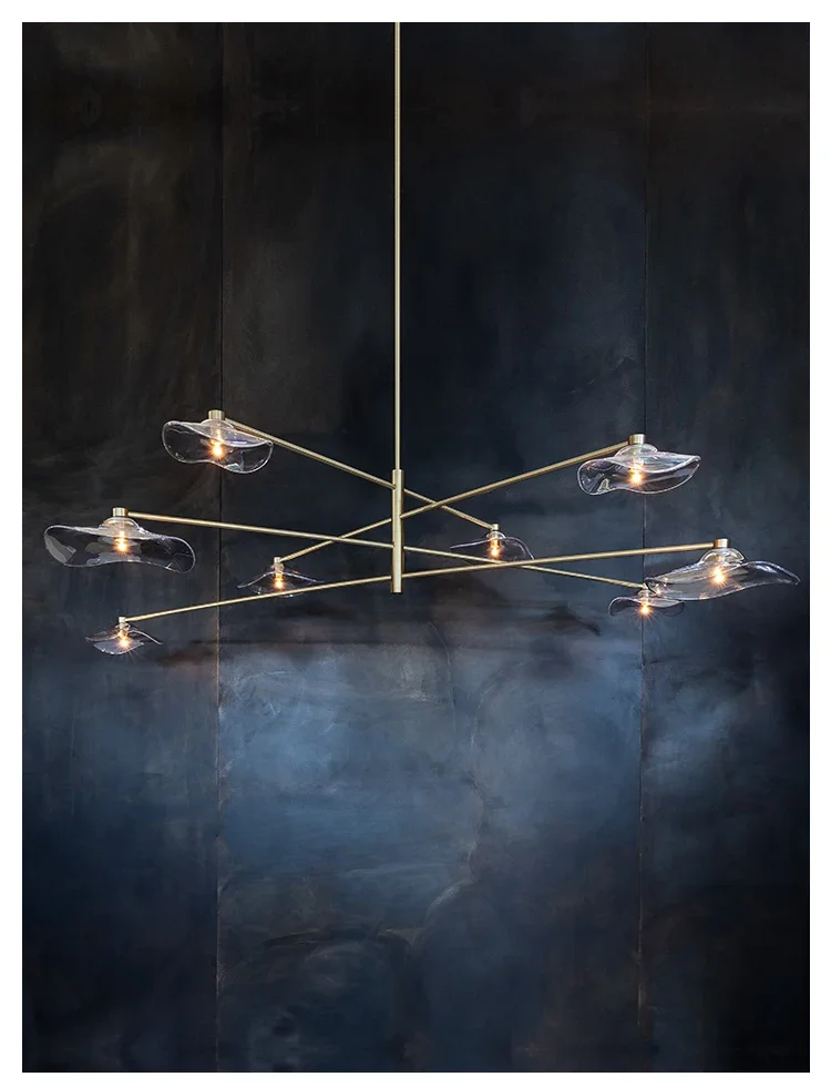 LED Chandelier Lighting Dining Living Room Plated