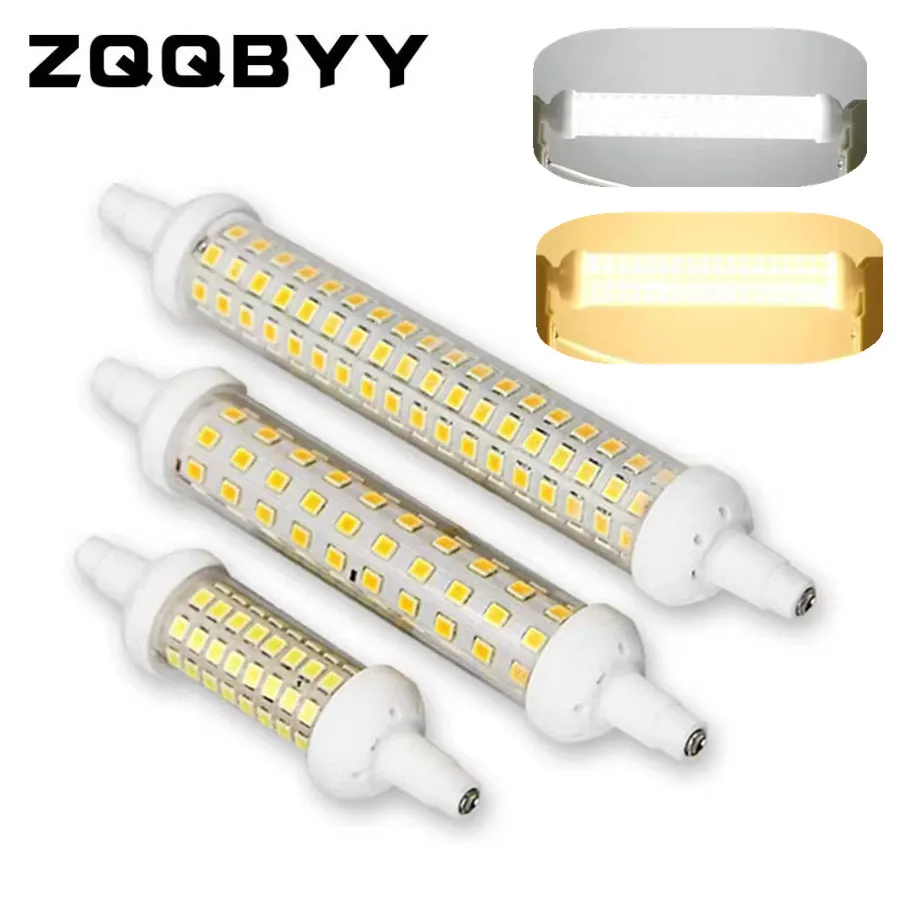 Dimmable R7S Floodlight LED Lamps SMD 2835 78mm 118mm 135mm 10w-20w LED Light Bulb 220V Energy Saving Replace Halogen Light