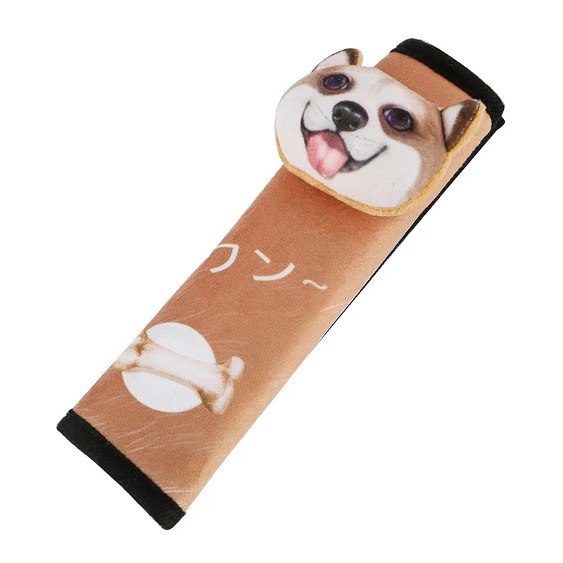 Car Styling Seat Belt Cover Shoulder Strap Cushion Pad Cartoon Animal Car Protector Auto Neck Support Cute Accessories