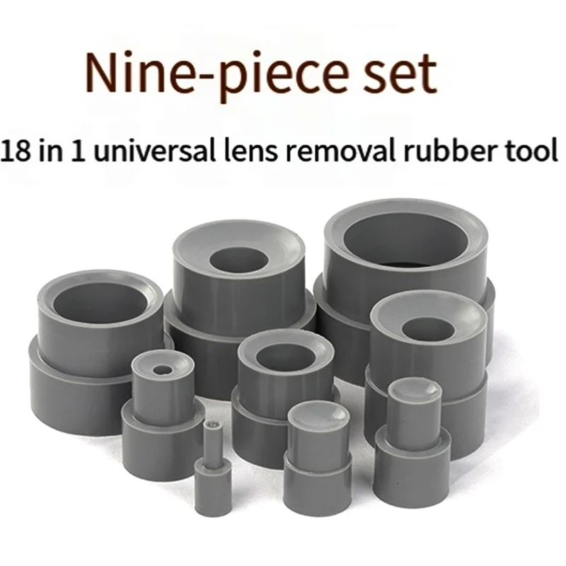 ABKN-9Pcs Lens Repair Tool Kit For Camera DSLR Ring Removal Rubber 8-83Mm Photo Studio Accessories