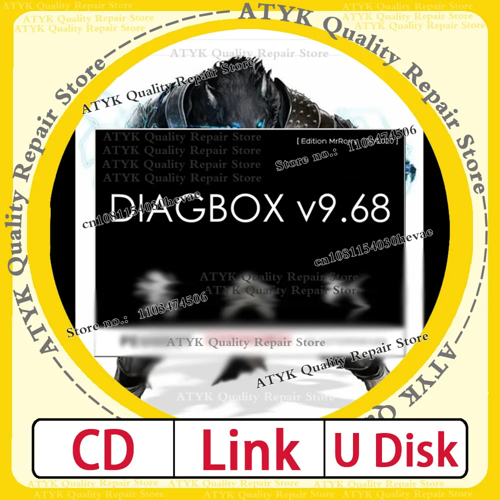 PP2000 software Diagbox 9.68 VM inspection tools diagnostics for cars tuning auto car repair Code reader obd2 scanner new vci