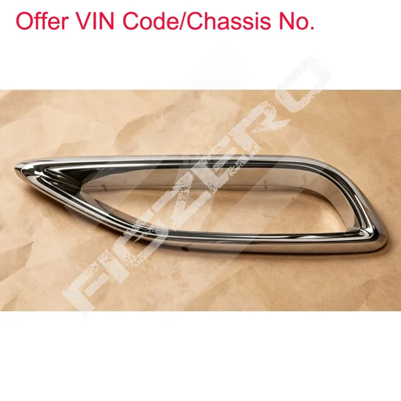 Right Left Chrome Plated Frame Muffler Exhaust Decoration Under Rear Bumper for Changan Reton CC 2019