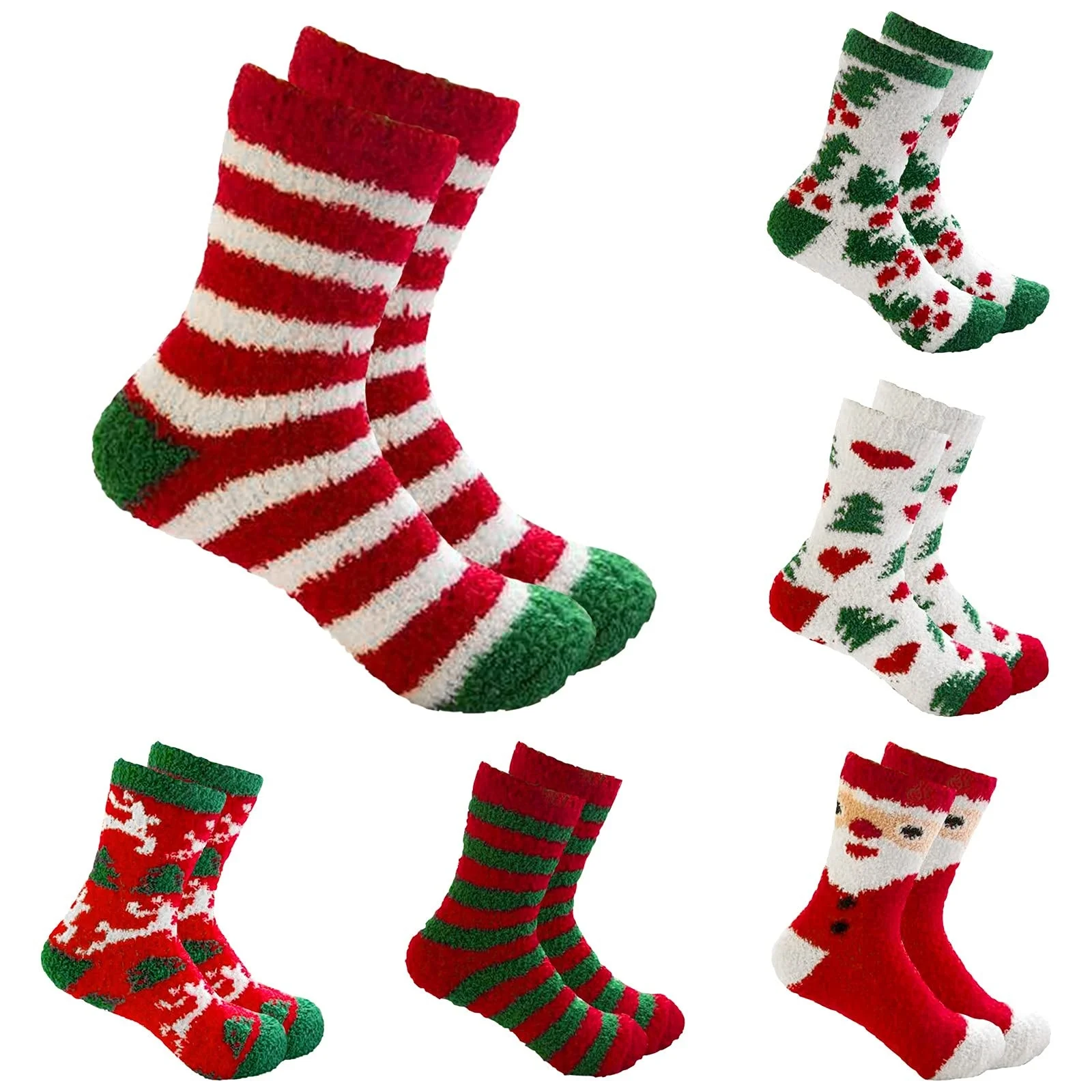 النساء الجوارب رشاقته القطن عيد الميلاد سانتا كلوز الكرتون الجوارب الشتاء السنة الجديدة سانتا كلوز شجرة عيد الميلاد الغزلان المرجان جوارب من الصوف.