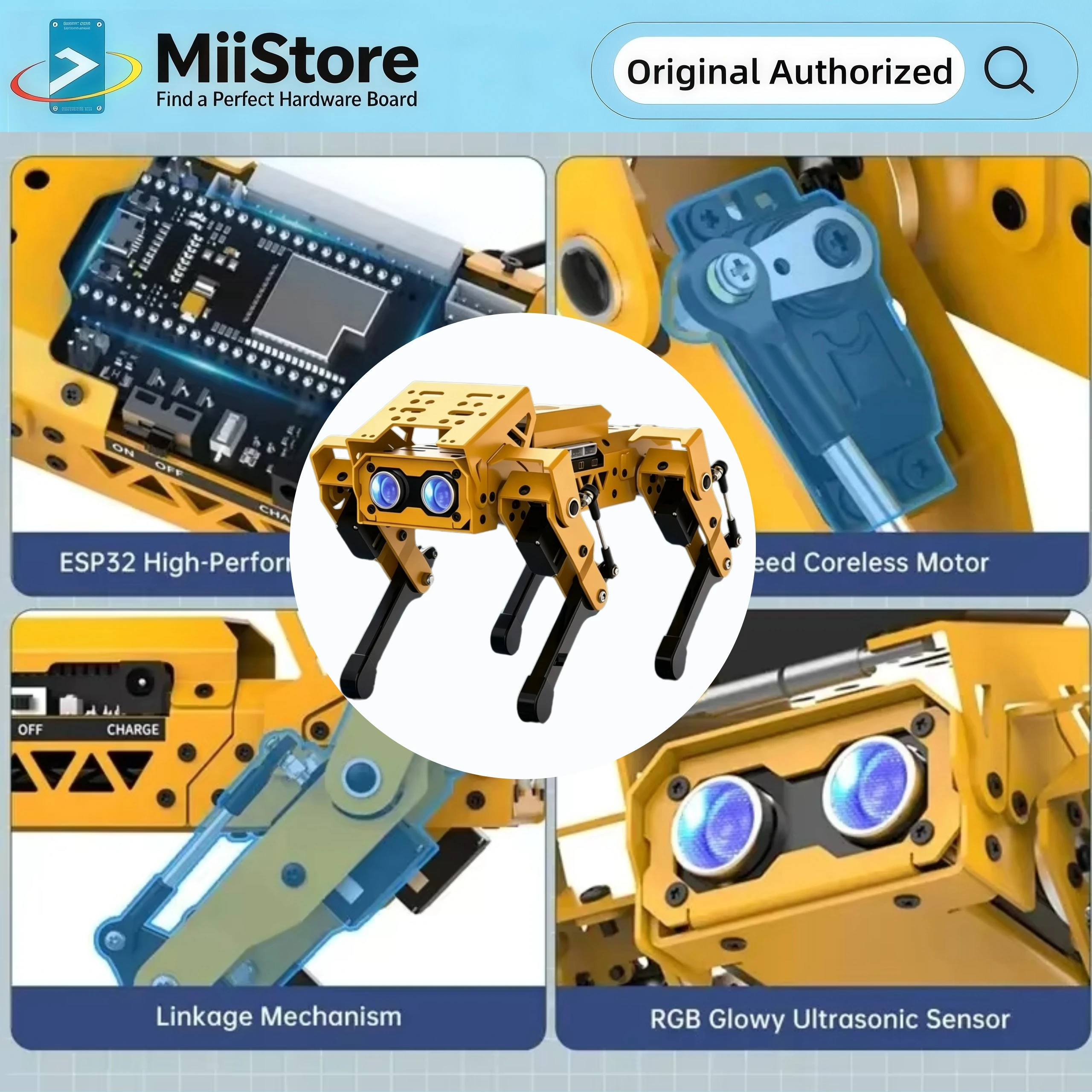 Hiwonder MechDog AI Robot Dog  - Sensor Kit Arduino ulasan dan harga