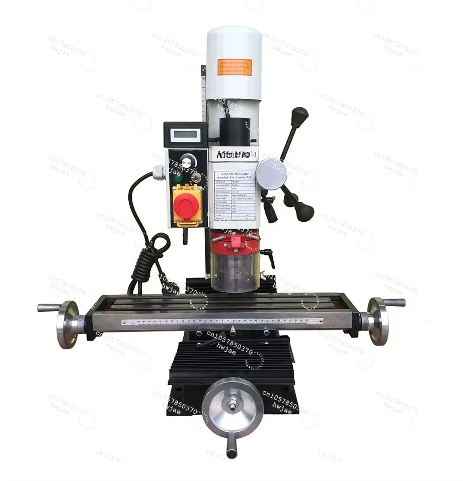 Mini Adjustable Speed Milling Machine XJ9512 16mm Drilling Capacity Compact Milling Machine for Precision Workshops