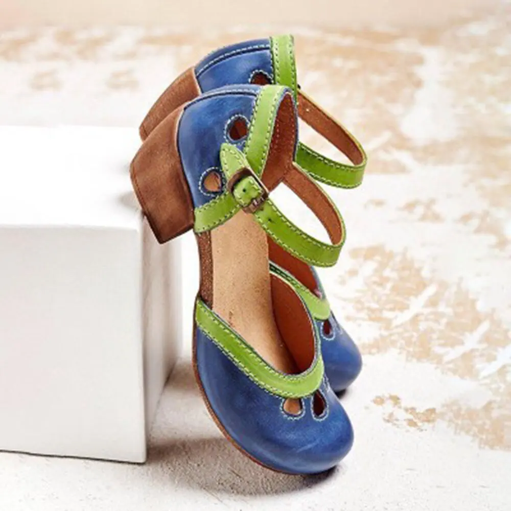 

Block Heels Shoes Female Sandal Clogs Wedge 2025 Women's Large Size Chunky Girls Platform Comfort High Fashion New Big Comfort