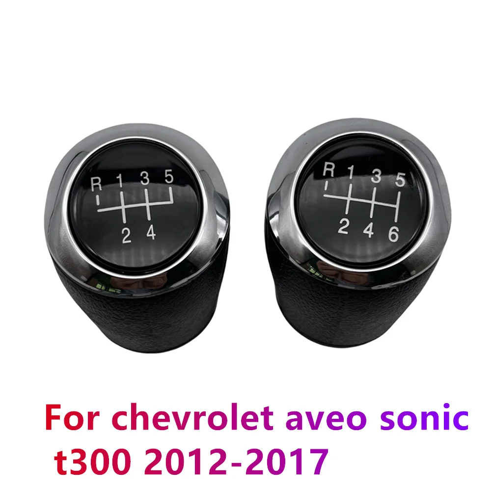 

Car Gear Shift Knob 5/6Speed Wear Resistant Gear Shifter Head Replacement For Chevrolet Aveo Sonic T300 2012-2017 Auto Parts