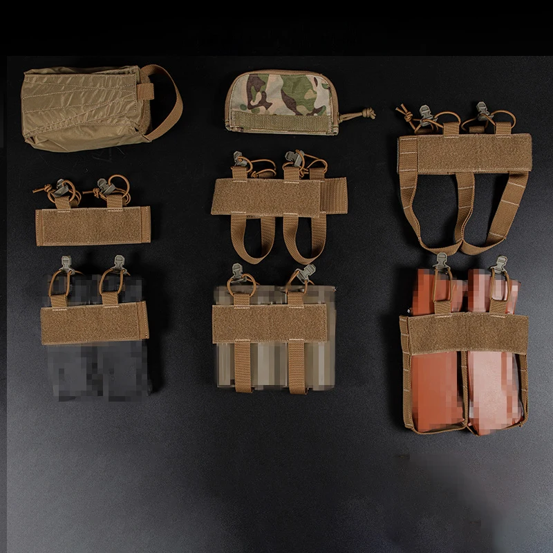 Imagem -06 - Uw-tactical Militar Caça Vest Patrol Bolsa Peito Rig Bolsa Interno Funcional Extensão de Armazenamento para Rádio Magazine Pouch Pcs