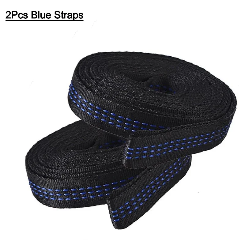 2 Stuks Hangmatriemen Speciale Versterkte Polyester Bandjes 5 Ring Hoge Dragende Prikkeldraad Hangmatriemen Voor Outdoor Camping
