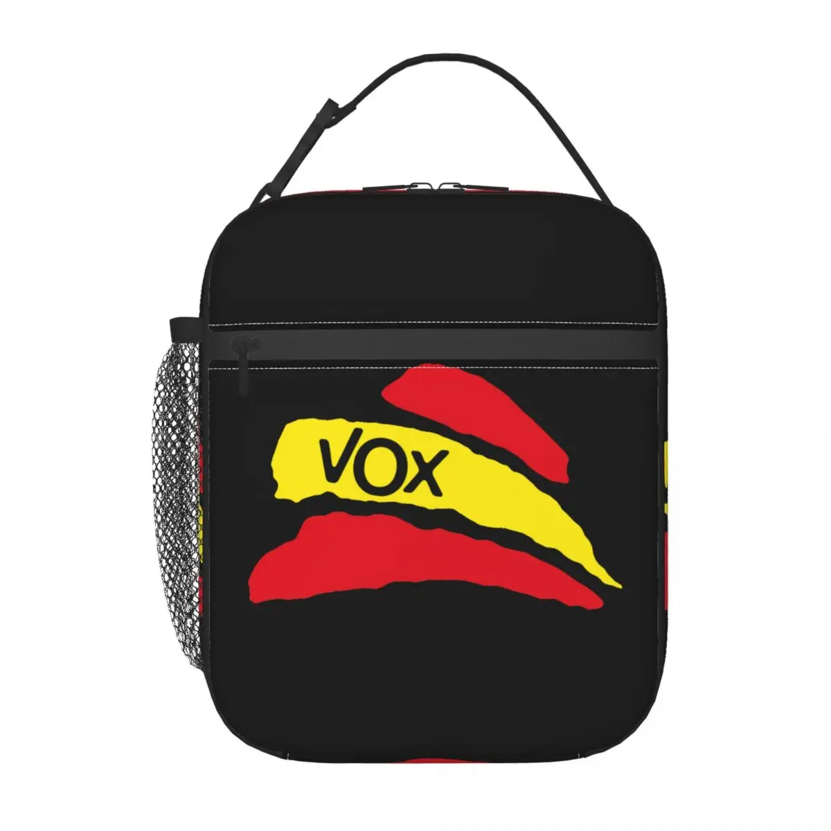 Spain Vox Logo Insulated Lunch Bag for Women Waterproof Spanish Political Party Thermal Cooler Bento Box Beach Camping Travel