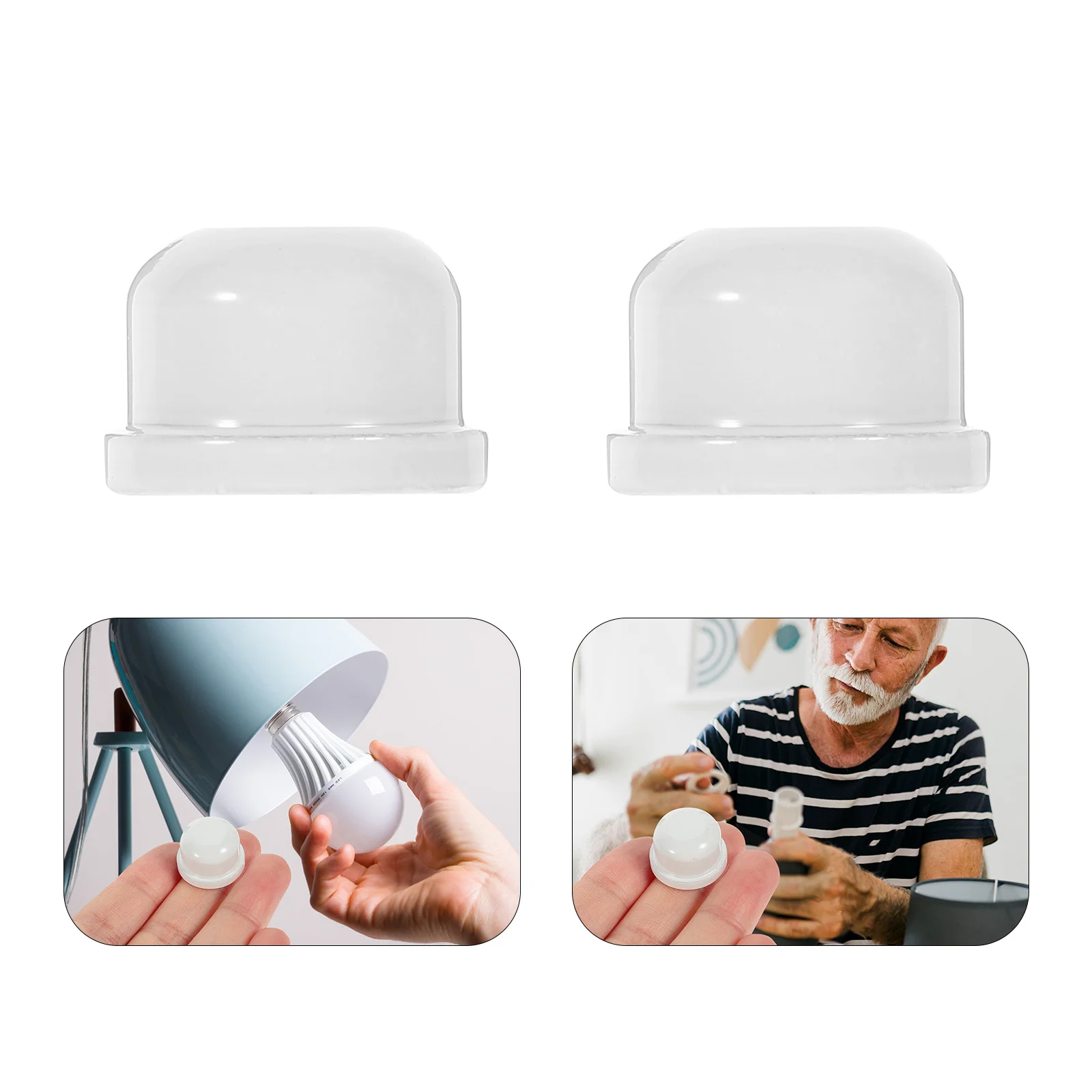 

8 шт. прочный держатель абажура с зажимом для головы, простая установка, светильники «сделай сам», товары для дома, адаптер для абажура, верхний кронштейн