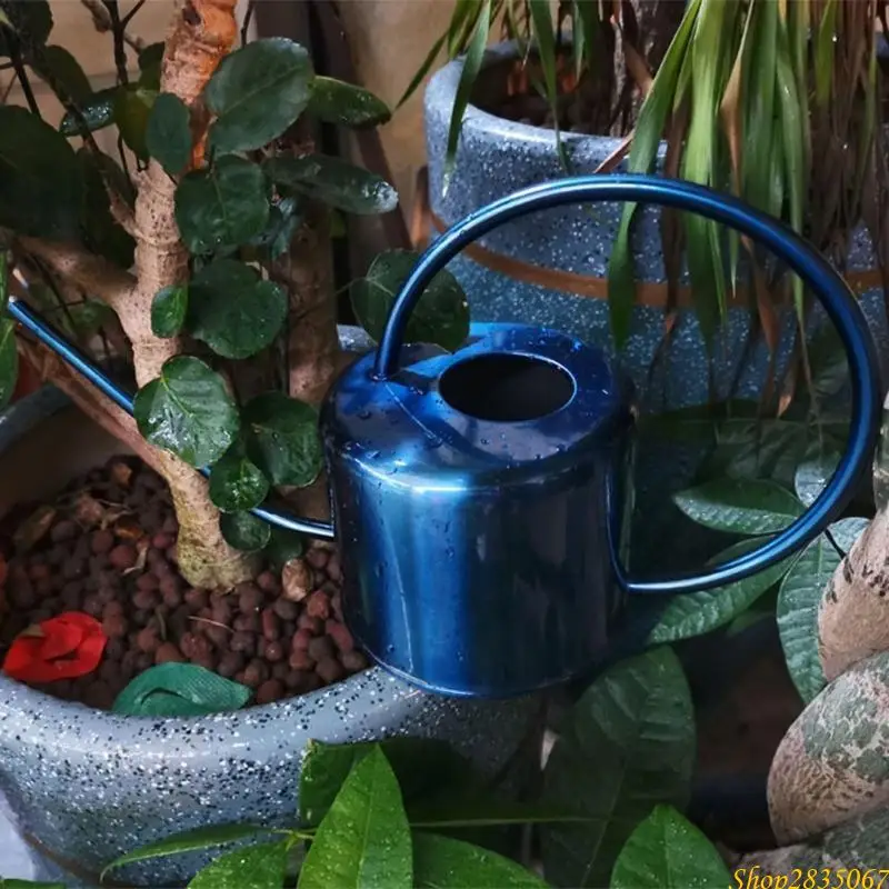 

Нержавеющая сталь с длинным ртом, банка для воды, инструмент для полива зеленых растений, аксессуар для дома, сада, патио, 831F