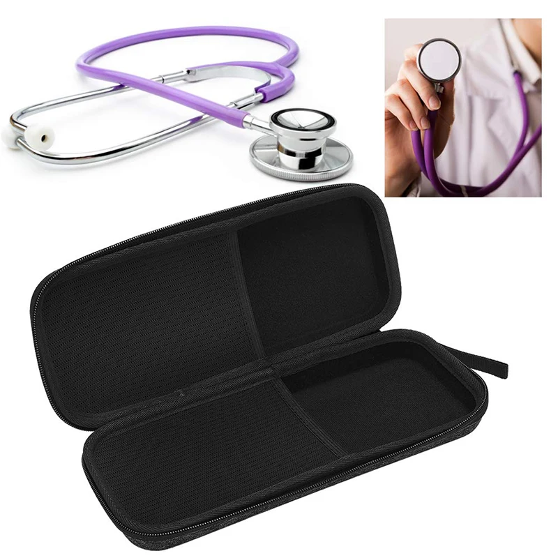 

1pc Stethoscope Storage Bag Multi-functional Portable Bag Eva Stethoscope Box Household Fall-proof First Aid Kit