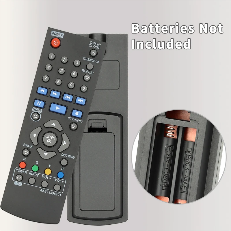 For AKB73896401 LG-Blue-Ray-Disc-DVD-Player-Remote-Control-Replacement, For LG Blue-Ray Disc DVD Player BP250 BP335W BD640