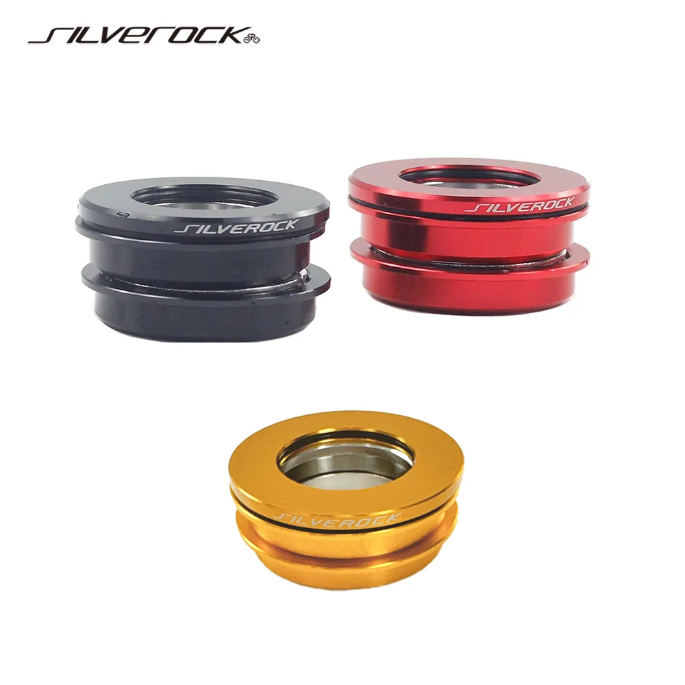 

SILVEROCK Alloy Bike Headset Ingergrated Bearing 1 1/8 28.6mm for FNHON Gust K3 Folding Bike Tube Fork Internal Headsets Parts