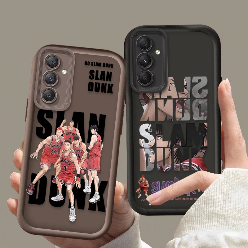 Anime Back Case for Samsung Galaxy A25 A55 A16 A35 A15 A06 A05 A05S A24 A13 A23 A12 A22 A32 A52 A71 A51 4G Cool Slam Dunk Cover