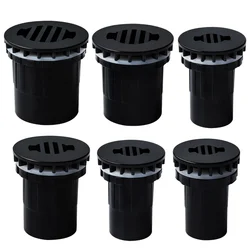 1pc PVC Black 20/25/32/40/50mm Aquarium Water Tank Fish Tank Connectors Drain Pipe Fittings Drainage Joints