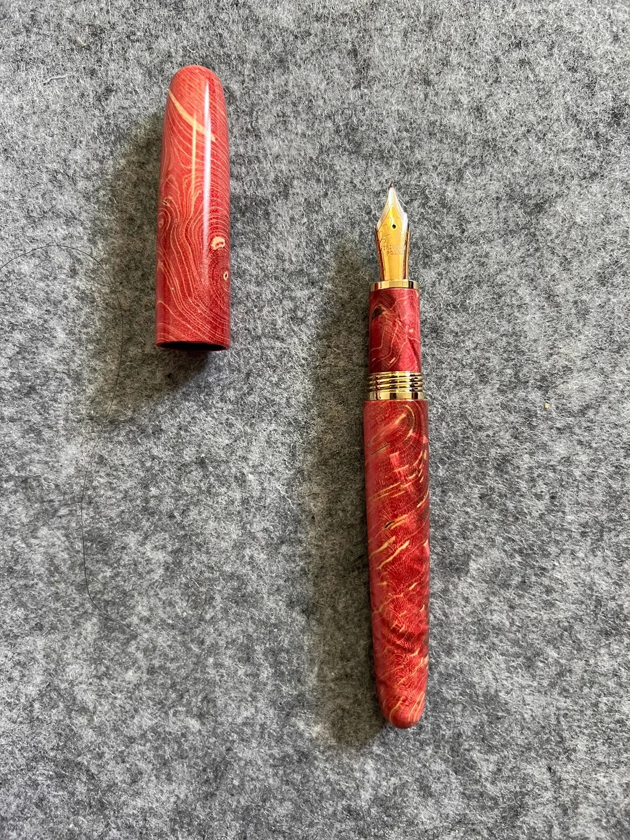 

Jinhao 9056 Стабилизированная деревянная авторучка с узором, длинный нож, наконечник, чернильная ручка для письма, школьные канцелярские товары, подарки для студентов