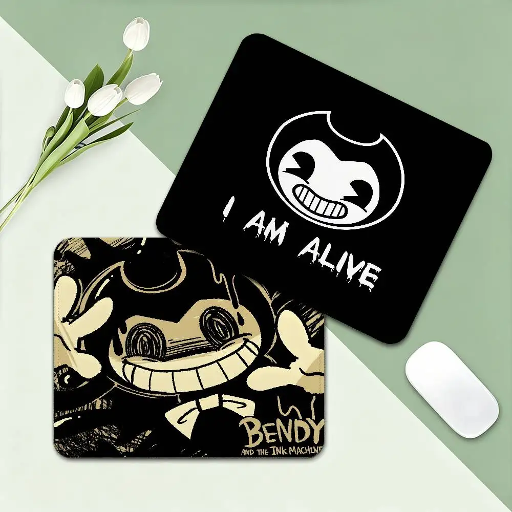 Game B-Bendy and the Ink M-Machine Skin Thickened Mouse Pad Gaming Keyboard Mat Office Supplies Room Decor for PC Mouse Carpet