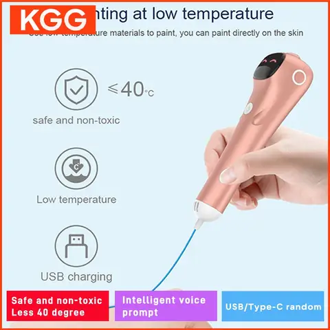 New 3D Pen PCL Filament Low Temperature Anti-Scald 3D Printing Pen DIY Drawing Toys For Girls Boys Christmas Birthday Gift Toys